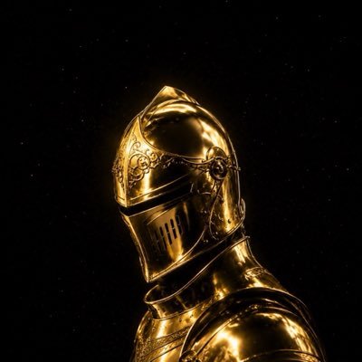 Max’s avatar: a knight in golden armour